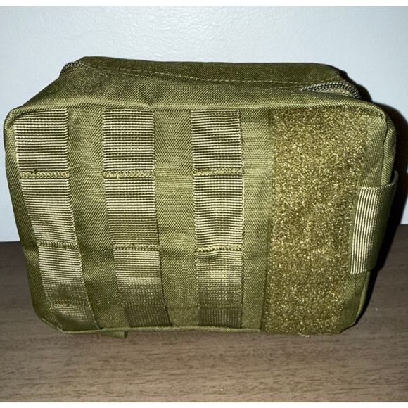 Fight Light Admin Pouch Army Green – Tactical First Aid MOLLE Pocket - Picture 5 of 9